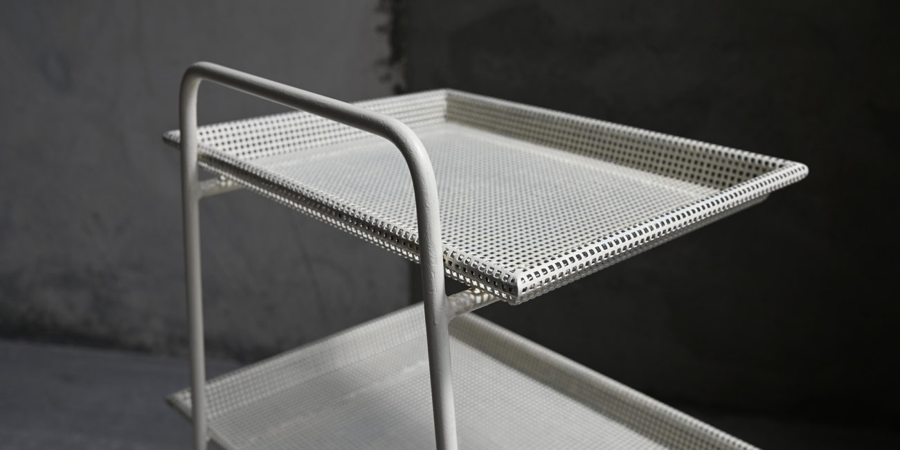 mathieu mategot phone table téléphone atelier mategot perforated metal perfore mid century modern moderniste modernism french design francais