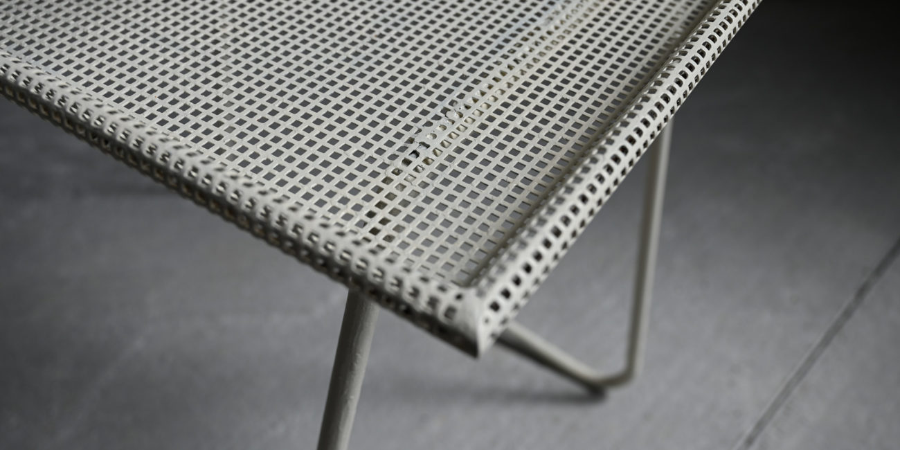 mathieu mategot phone table téléphone atelier mategot perforated metal perfore mid century modern moderniste modernism french design francais