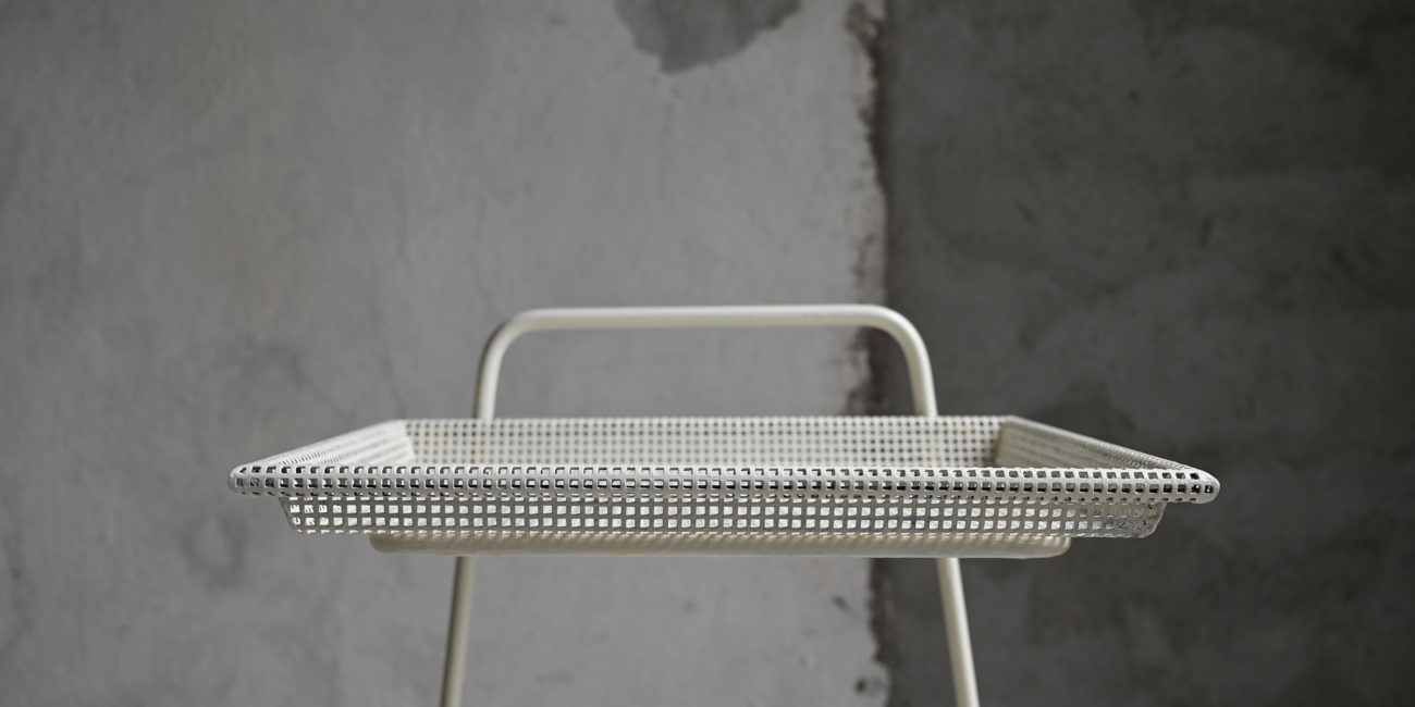 mathieu mategot phone table téléphone atelier mategot perforated metal perfore mid century modern moderniste modernism french design francais