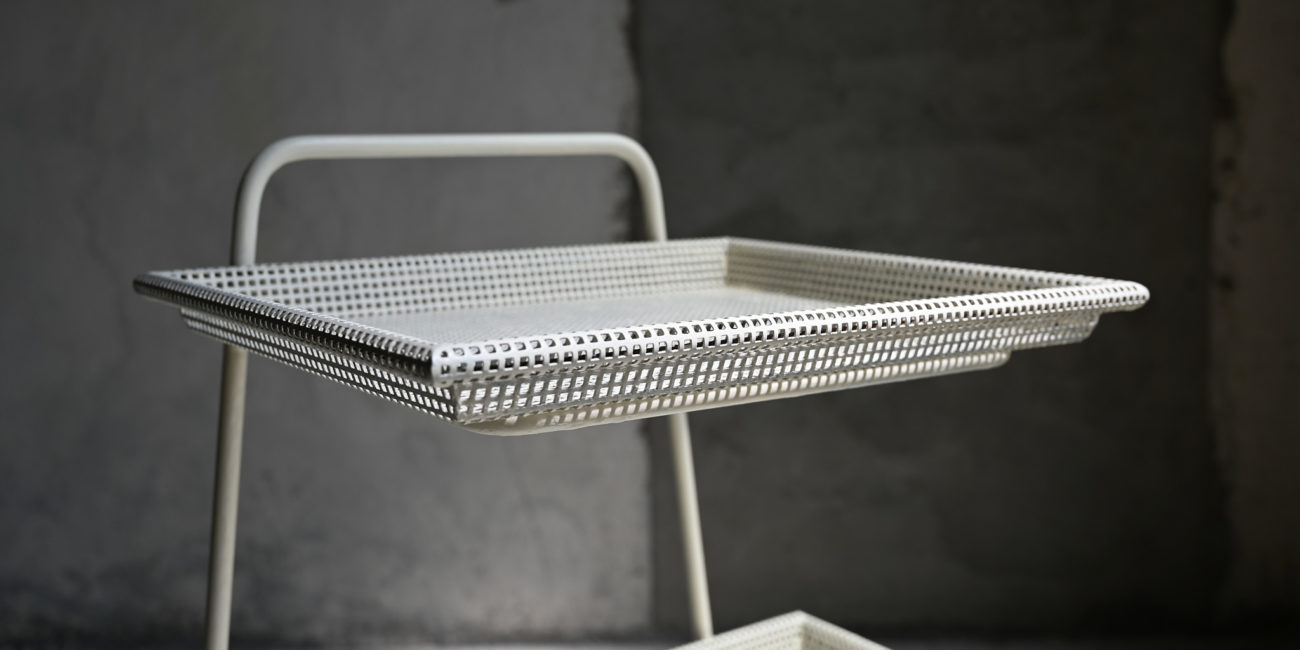 mathieu mategot phone table téléphone atelier mategot perforated metal perfore mid century modern moderniste modernism french design francais