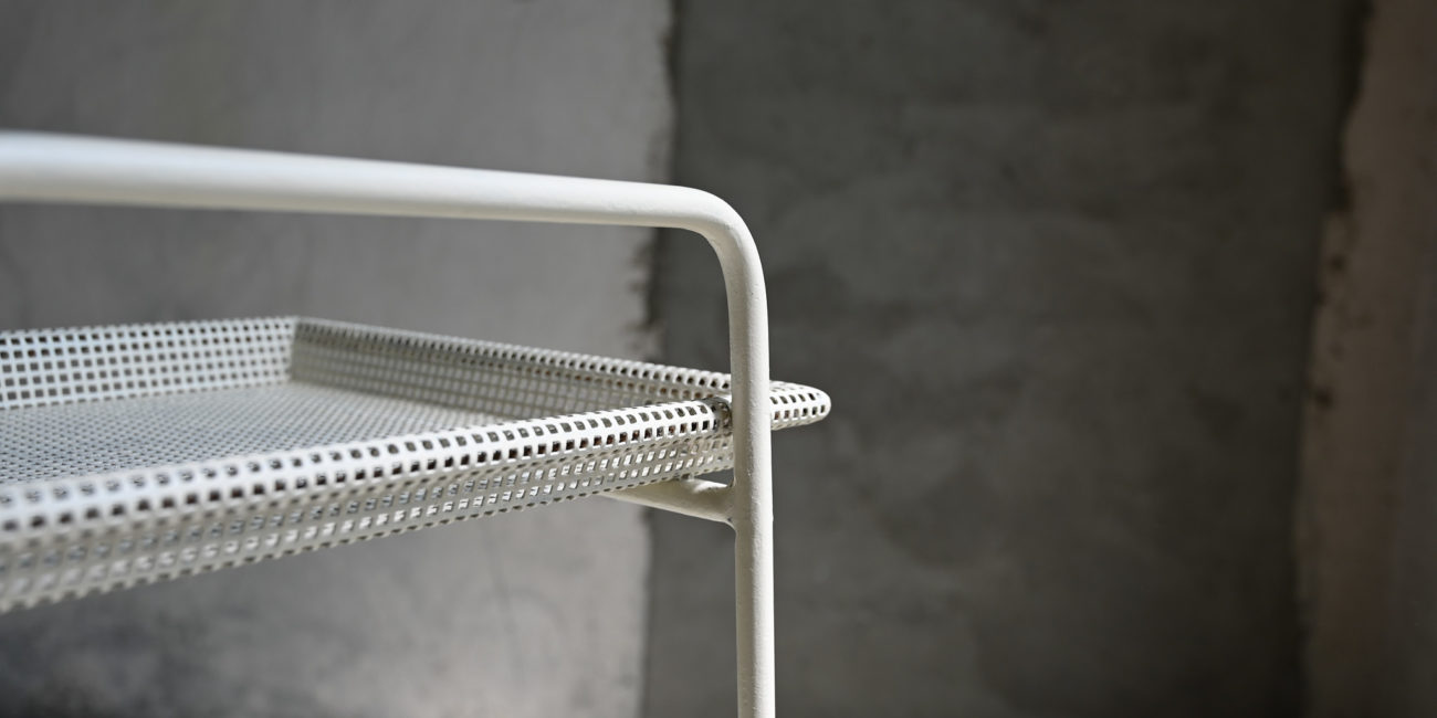 mathieu mategot phone table téléphone atelier mategot perforated metal perfore mid century modern moderniste modernism french design francais