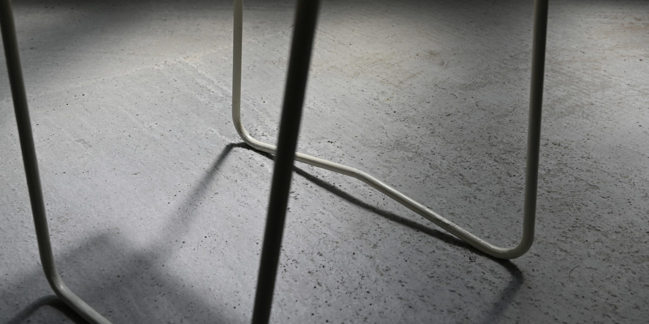 mathieu mategot phone table téléphone atelier mategot perforated metal perfore mid century modern moderniste modernism french design francais