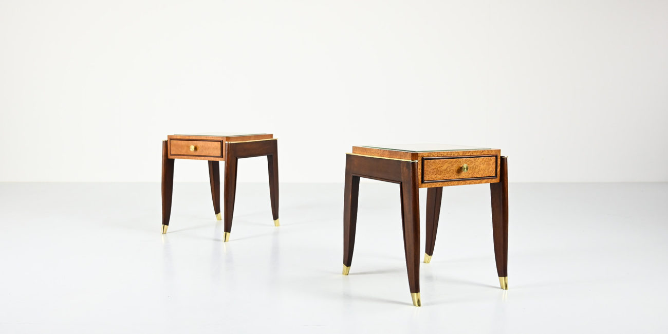 de coene freres ateliers d'art de courtrai art deco chevets nightstand side table