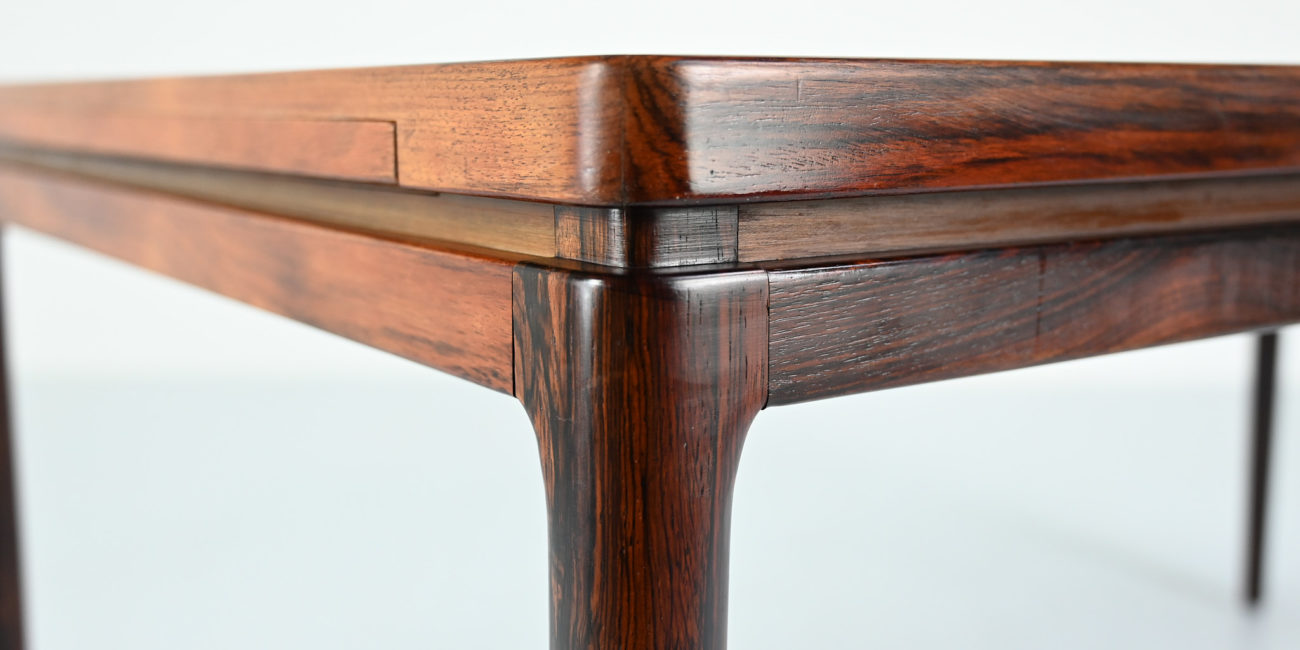 johannes andersen dining table de salle a manger christian linneberg mobelfabrik model 8 danish design danois scandinavian teak palissander rosewood palisander