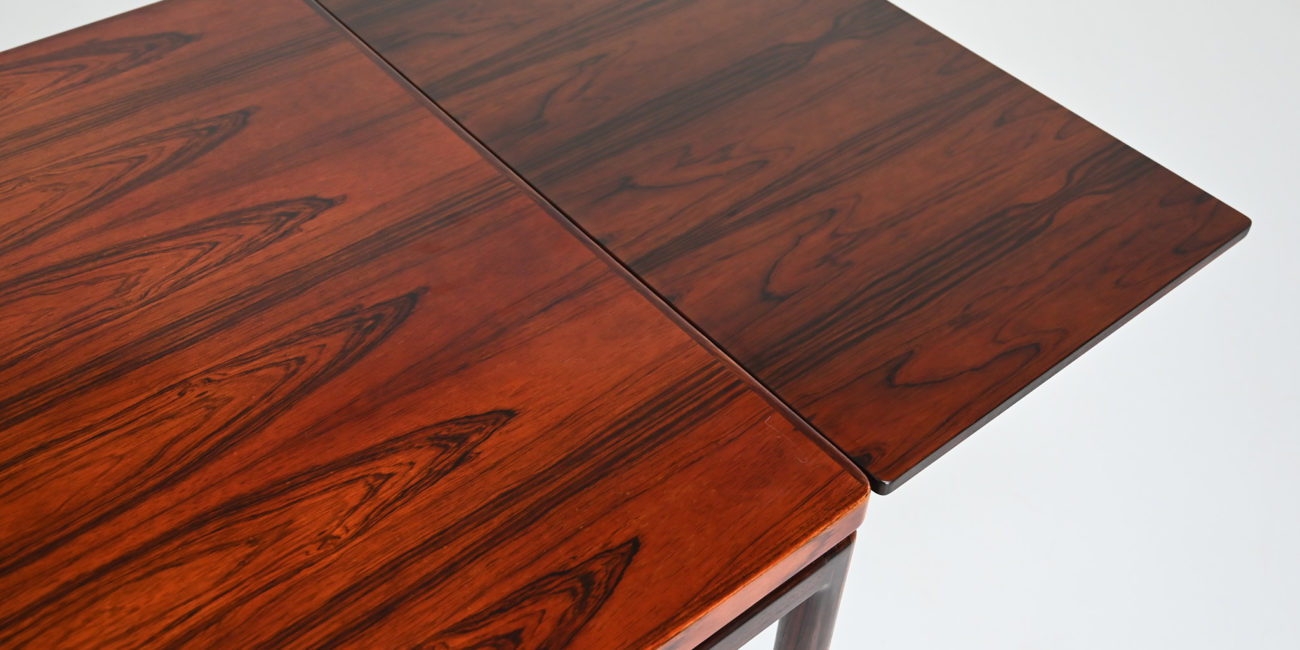 johannes andersen dining table de salle a manger christian linneberg mobelfabrik model 8 danish design danois scandinavian teak palissander rosewood palisander