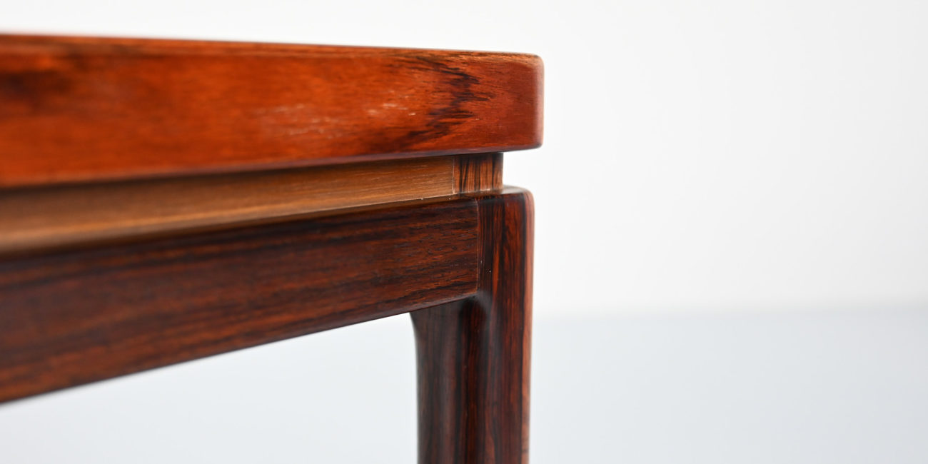 johannes andersen dining table de salle a manger christian linneberg mobelfabrik model 8 danish design danois scandinavian teak palissander rosewood palisander