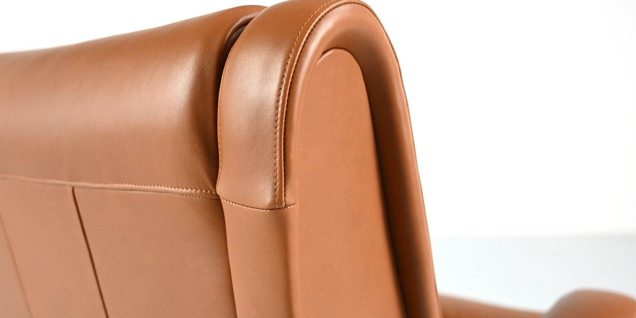 marco zanuso regent armchair design mid century modern arflex vintage armchair fauteuil leather cuir lady senior triennale