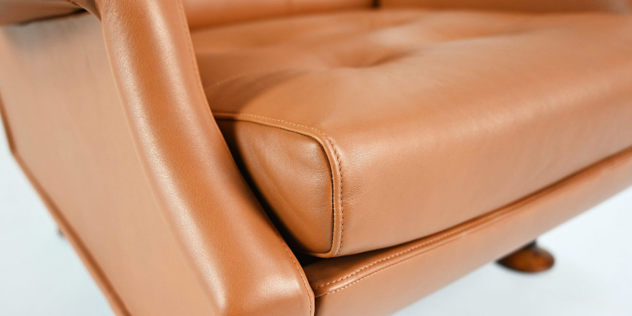 marco zanuso regent armchair design mid century modern arflex vintage armchair fauteuil leather cuir lady senior triennale
