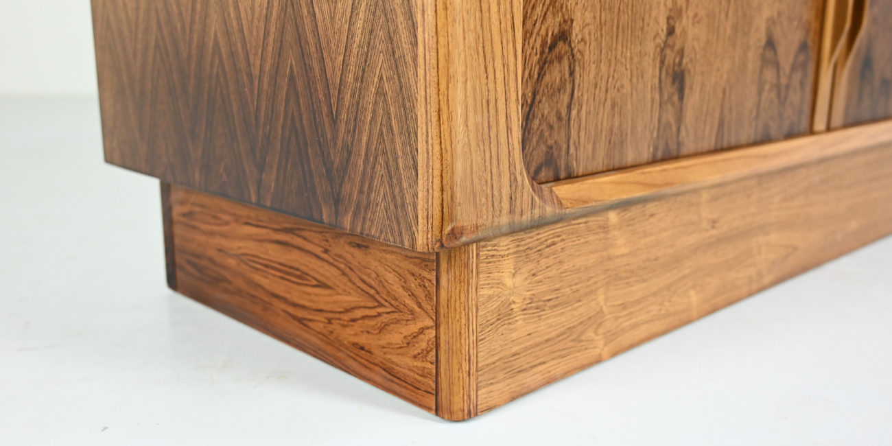 High cabinet tambour doors Bernhard Pedersen & Son denmark danish design sideboard rosewood palissander