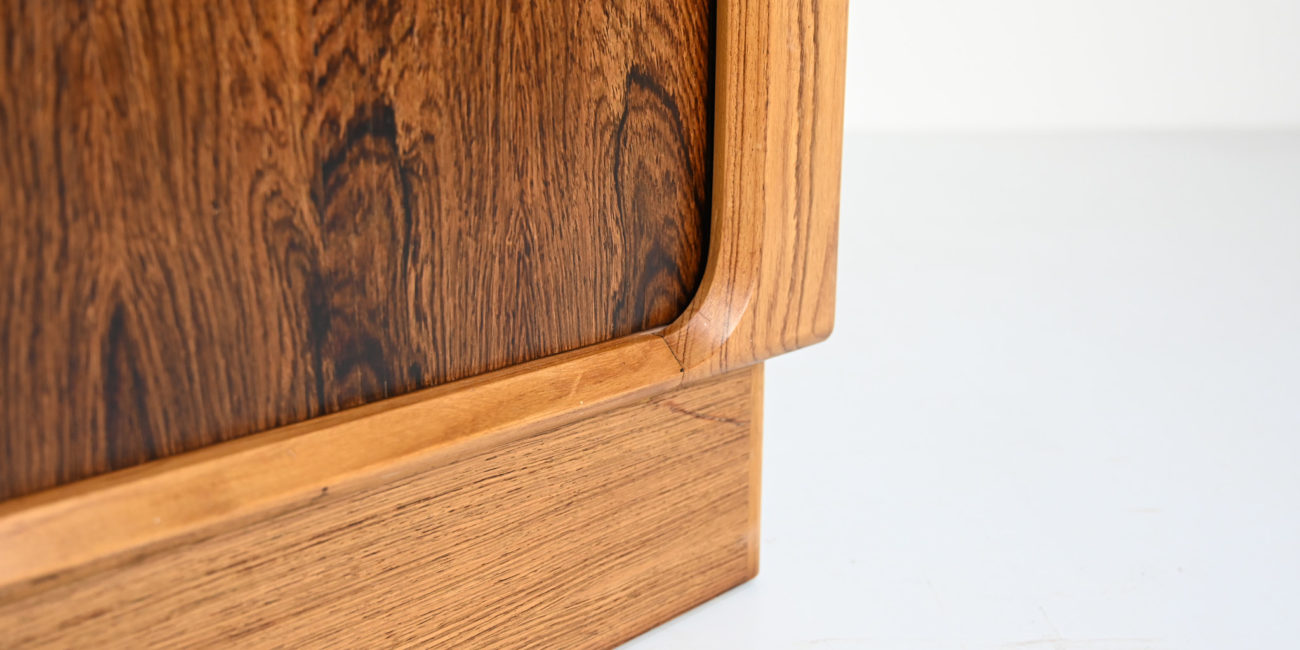 High cabinet tambour doors Bernhard Pedersen & Son denmark danish design sideboard rosewood palissander