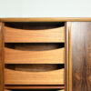 High cabinet tambour doors Bernhard Pedersen & Son denmark danish design sideboard rosewood palissander