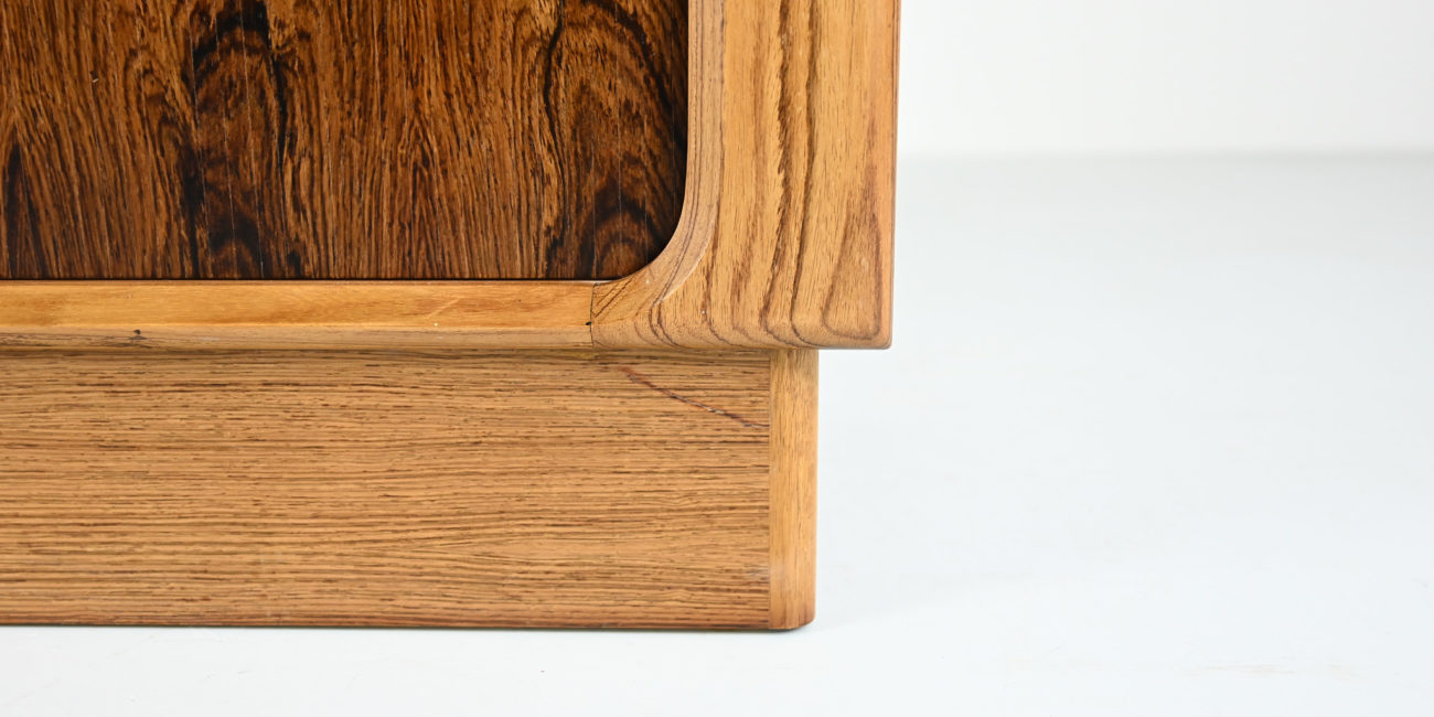 High cabinet tambour doors Bernhard Pedersen & Son denmark danish design sideboard rosewood palissander