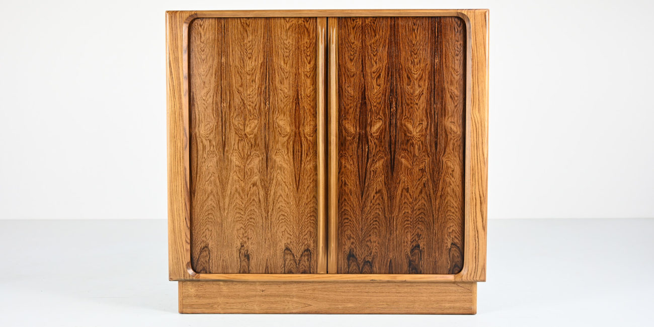 High cabinet tambour doors Bernhard Pedersen & Son denmark danish design sideboard rosewood palissander