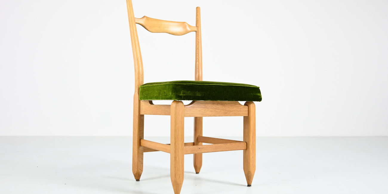 robert guillerme & jacques chambron votre maison chairs chaises charles vintage france mid century modern oak chene