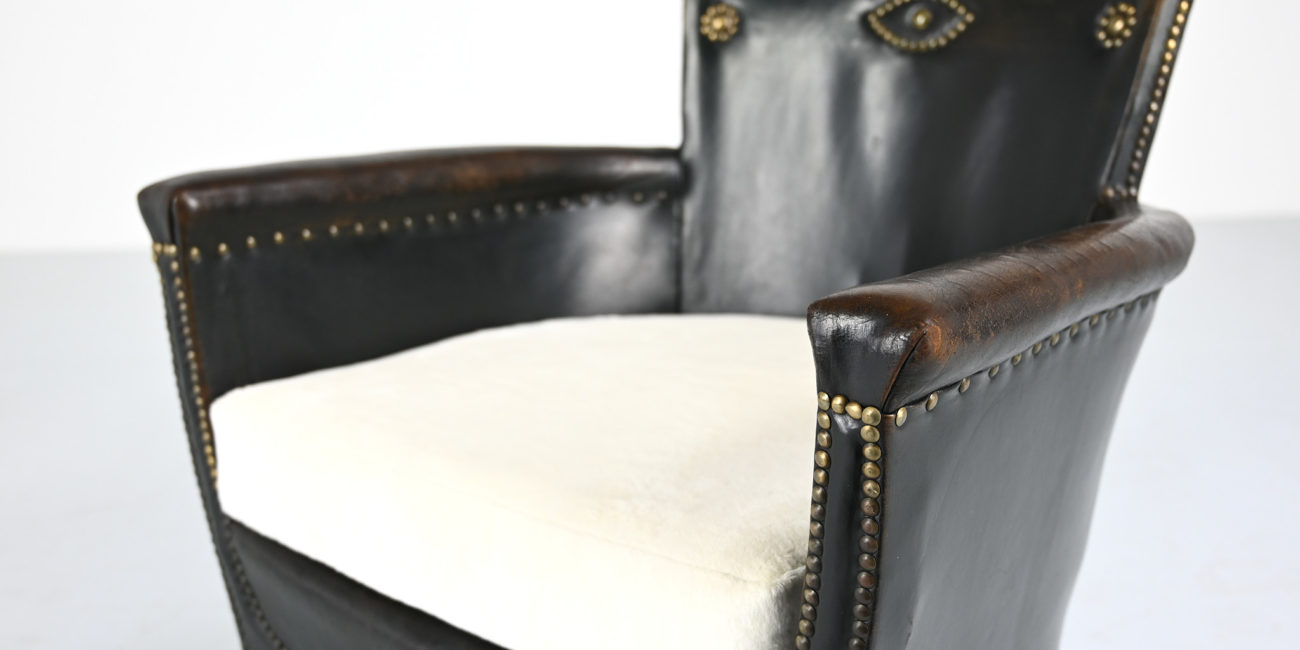 Boet otto schulz armchair club lounge vintage sweden swedish design baroque art deco