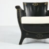 Boet otto schulz armchair club lounge vintage sweden swedish design baroque art deco