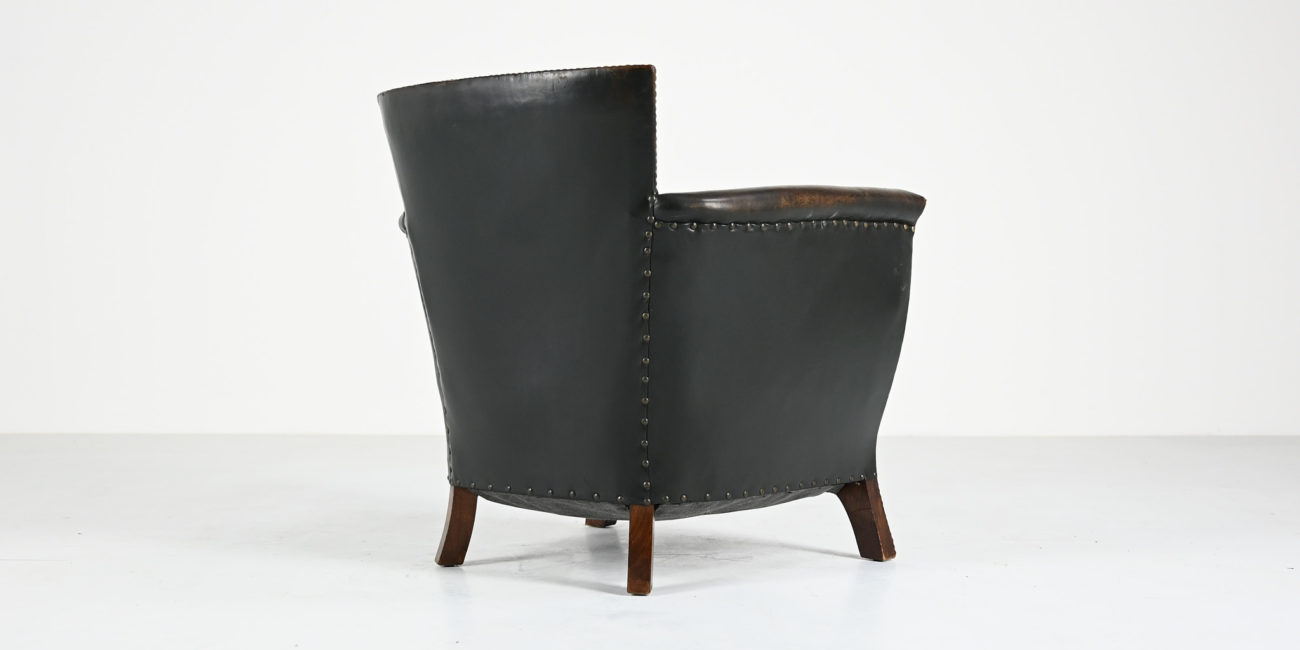 Boet otto schulz armchair club lounge vintage sweden swedish design baroque art deco