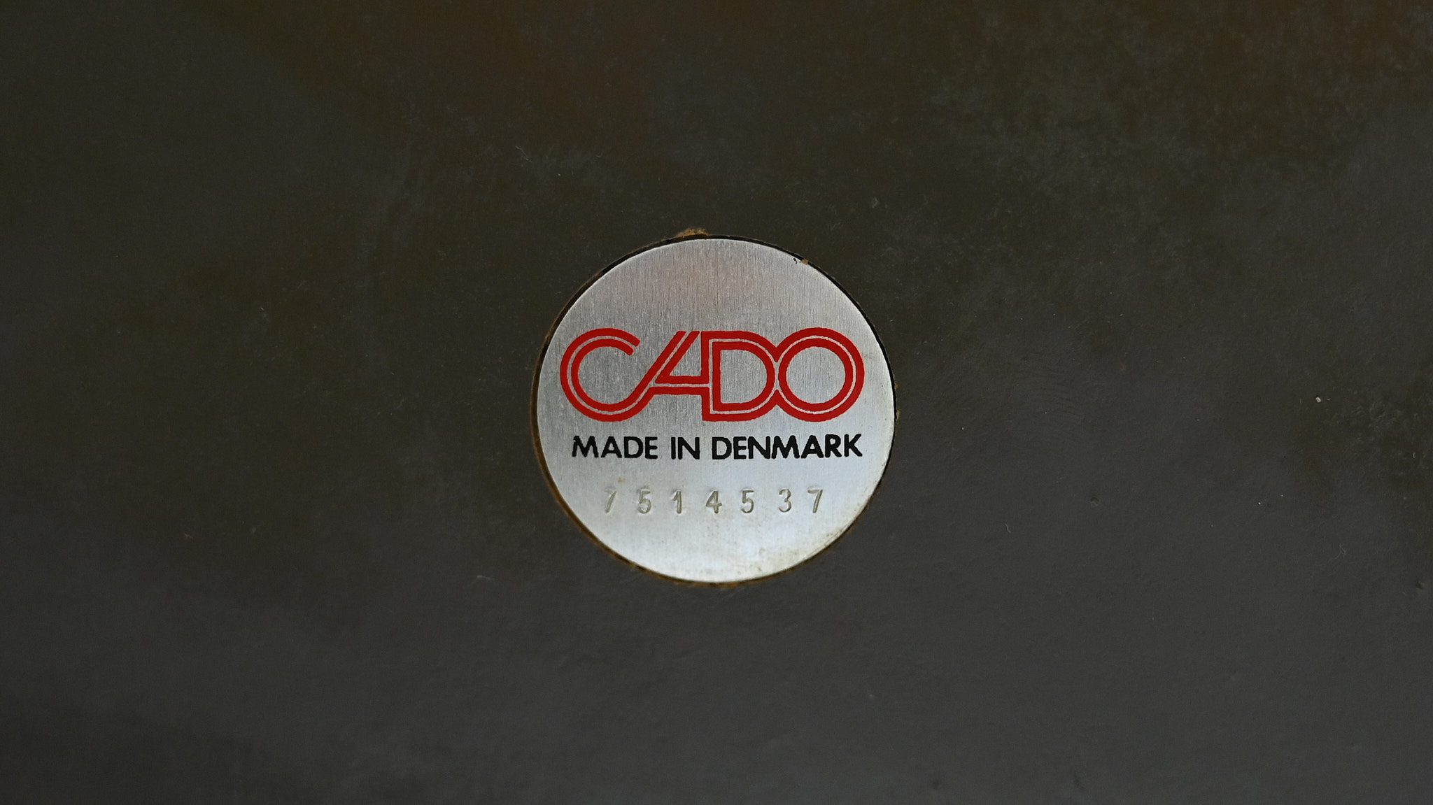 mygge cadovius cado poul table round vintage design danish denmark aluminum
