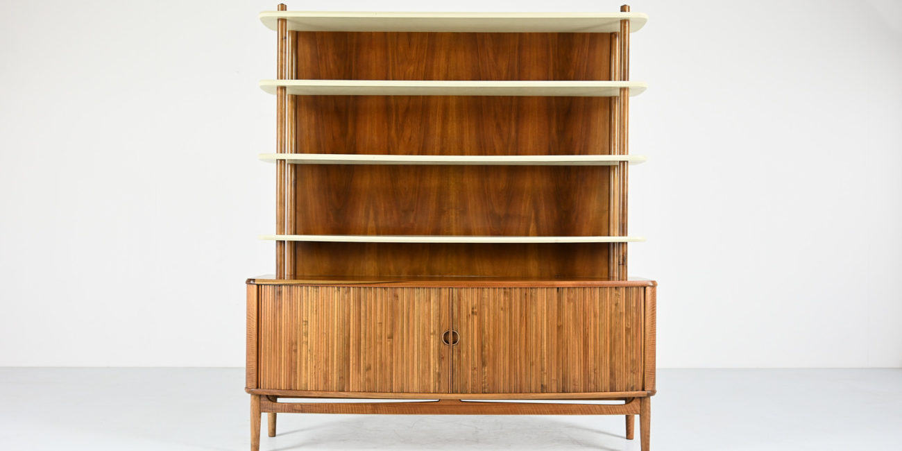 A. Andersen & Bohm kurt olsen cabinet bookshelf highboard cupboard danish scandinavian modern vintage retro design