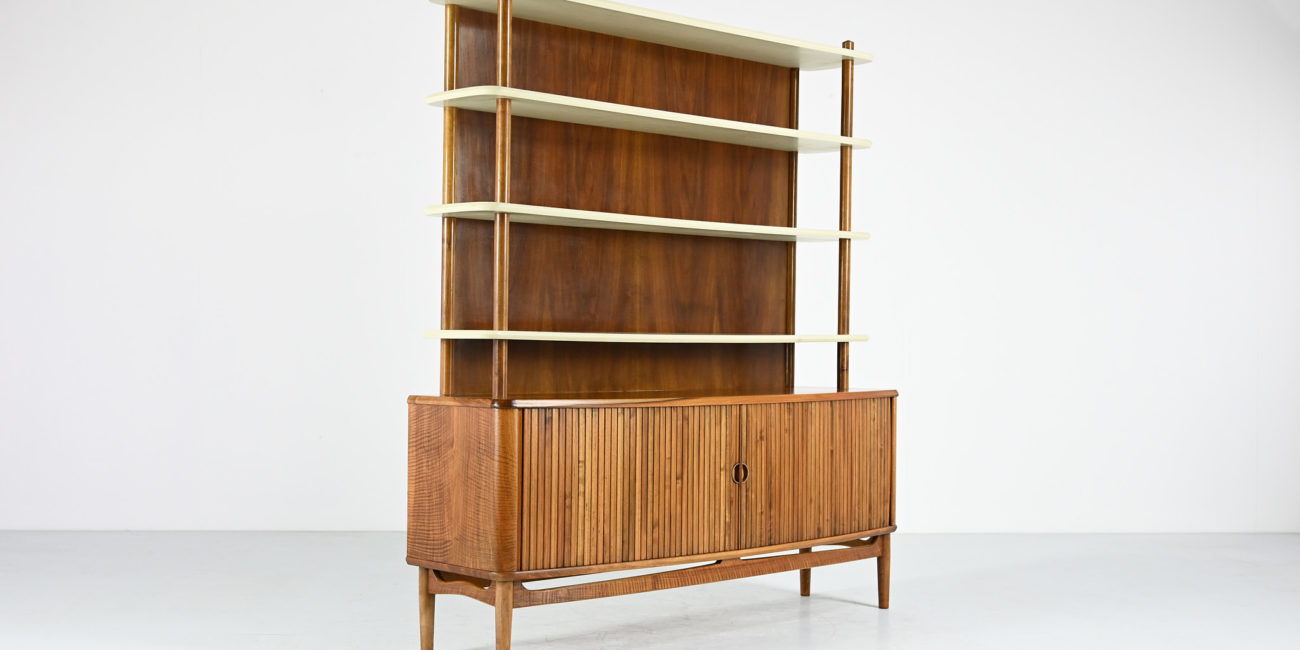 A. Andersen & Bohm kurt olsen cabinet bookshelf highboard cupboard danish scandinavian modern vintage retro design
