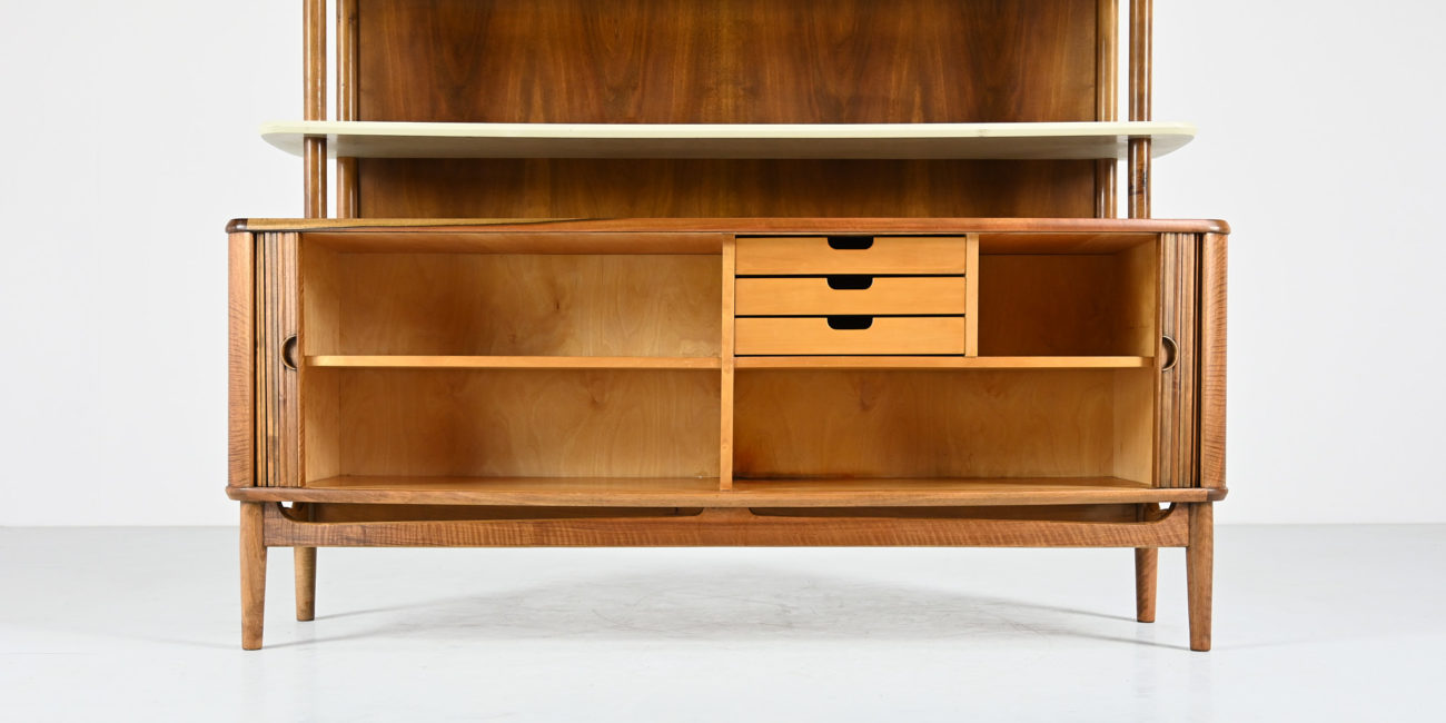 A. Andersen & Bohm kurt olsen cabinet bookshelf highboard cupboard danish scandinavian modern vintage retro design