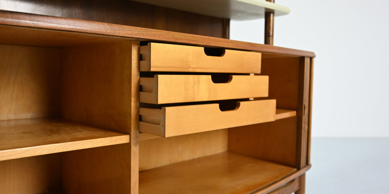 A. Andersen & Bohm kurt olsen cabinet bookshelf highboard cupboard danish scandinavian modern vintage retro design