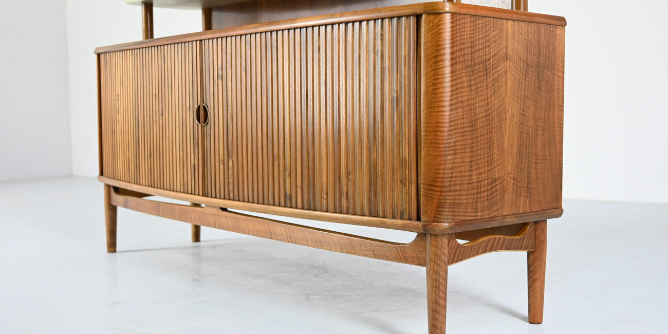 A. Andersen & Bohm kurt olsen cabinet bookshelf highboard cupboard danish scandinavian modern vintage retro design