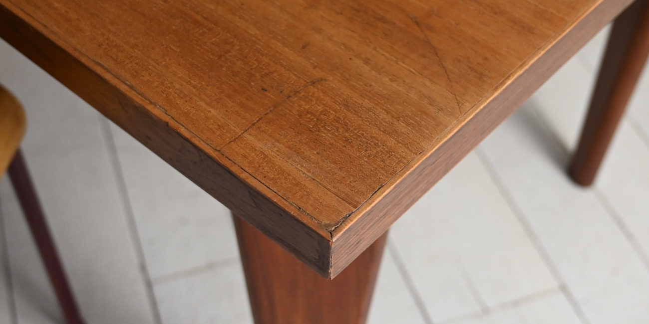 PJ-TA-04-A Pierre Jeanneret square table chandigarh Le Corbusier