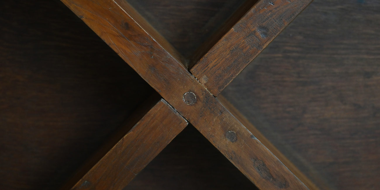 PJ-TA-04-A Pierre Jeanneret square table chandigarh Le Corbusier
