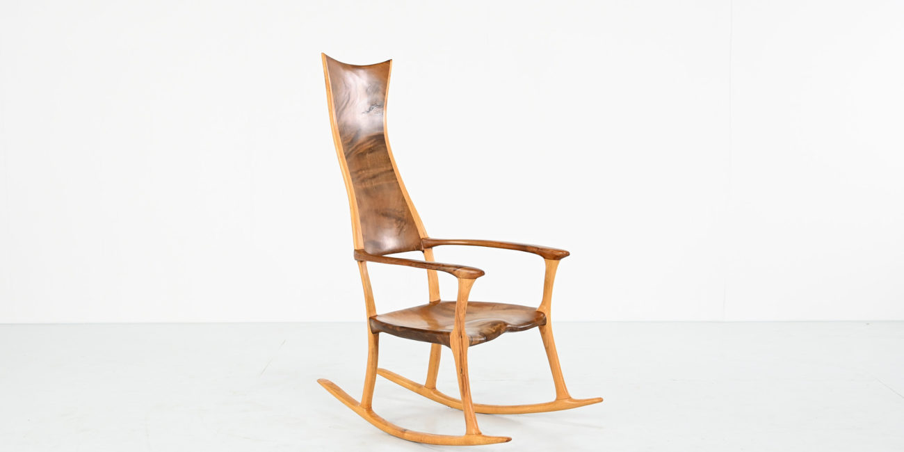 donald gordon rocking chair arts and crafts american studio craft primitive kauri nakashima sam maloof