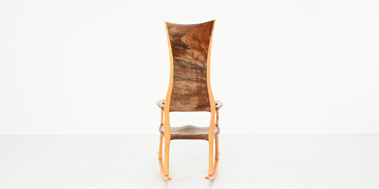 donald gordon rocking chair arts and crafts american studio craft primitive kauri nakashima sam maloof
