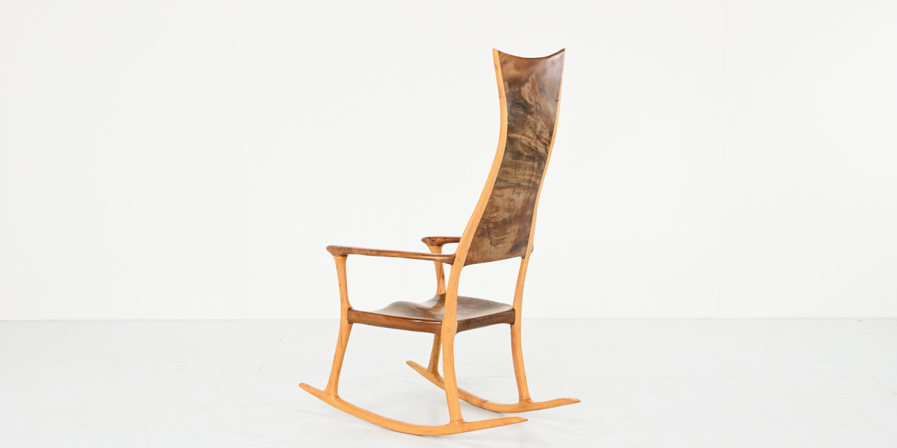 donald gordon rocking chair arts and crafts american studio craft primitive kauri nakashima sam maloof