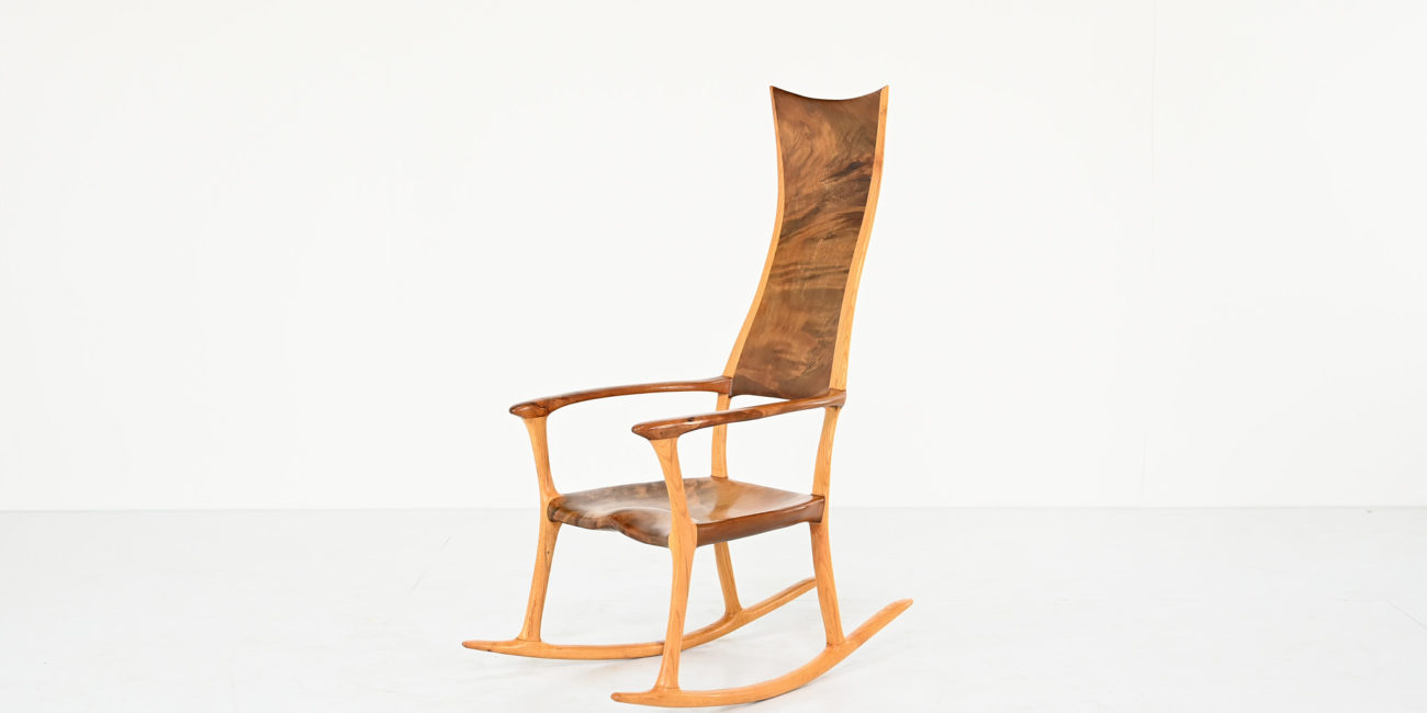 donald gordon rocking chair arts and crafts american studio craft primitive kauri nakashima sam maloof