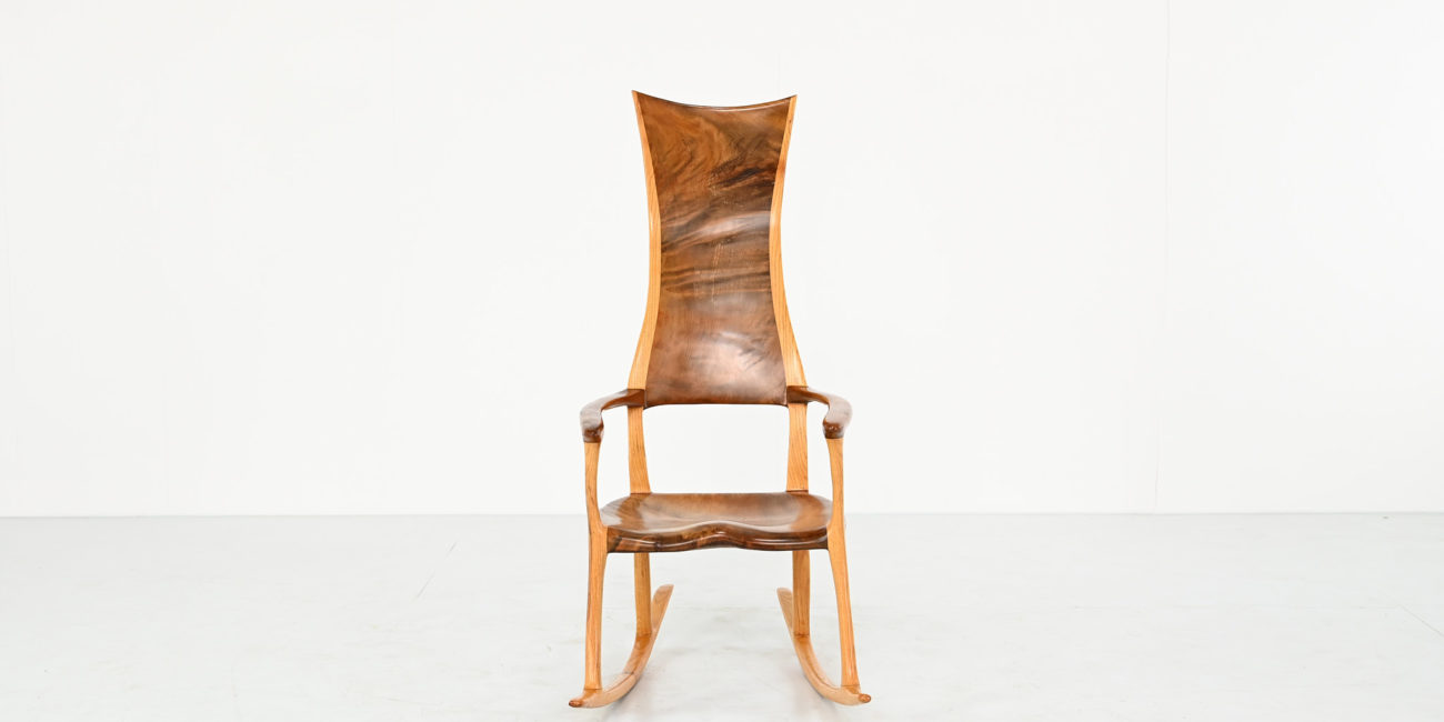 donald gordon rocking chair arts and crafts american studio craft primitive kauri nakashima sam maloof