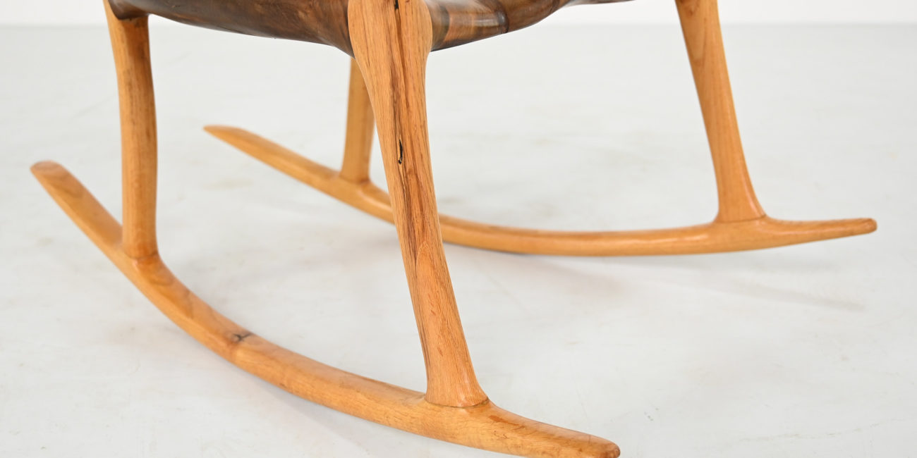 donald gordon rocking chair arts and crafts american studio craft primitive kauri nakashima sam maloof