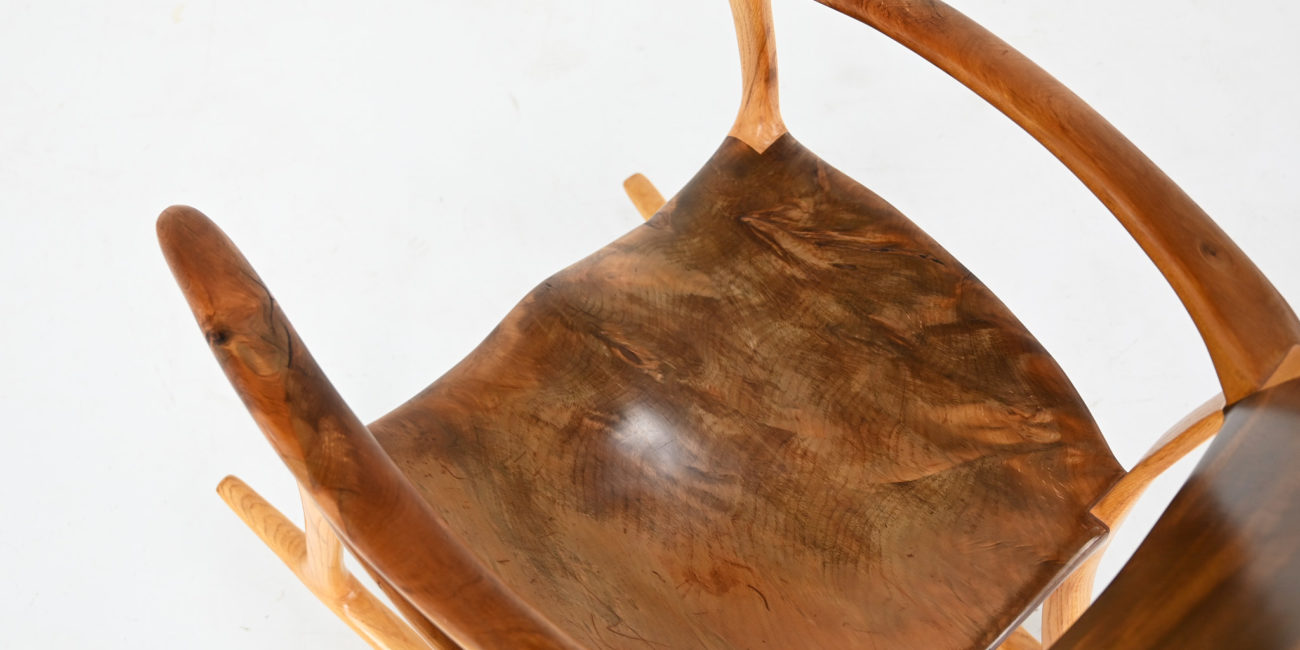 donald gordon rocking chair arts and crafts american studio craft primitive kauri nakashima sam maloof