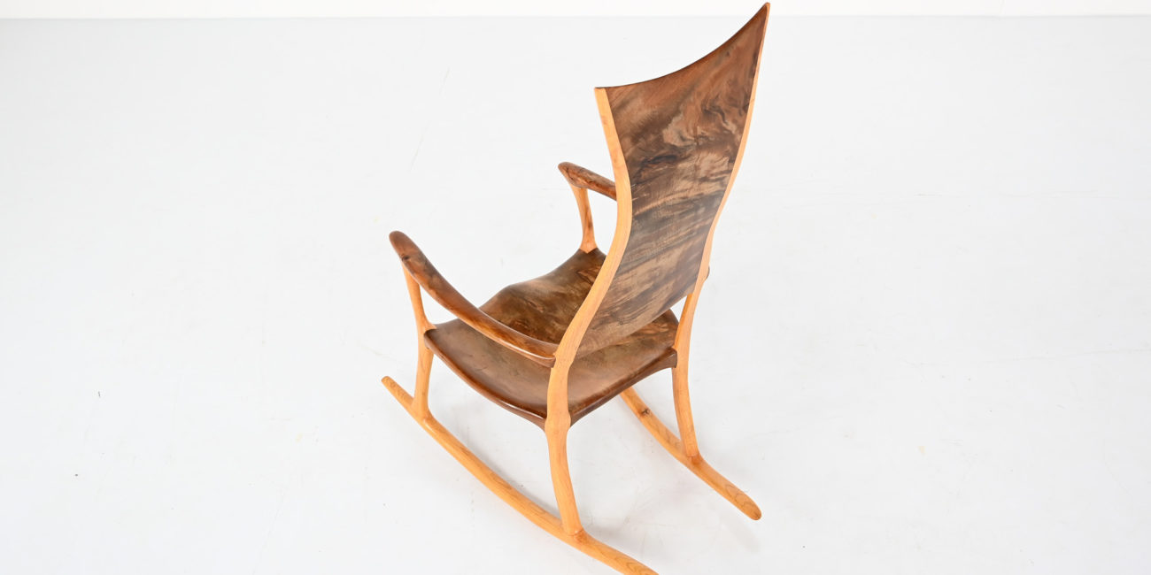 donald gordon rocking chair arts and crafts american studio craft primitive kauri nakashima sam maloof