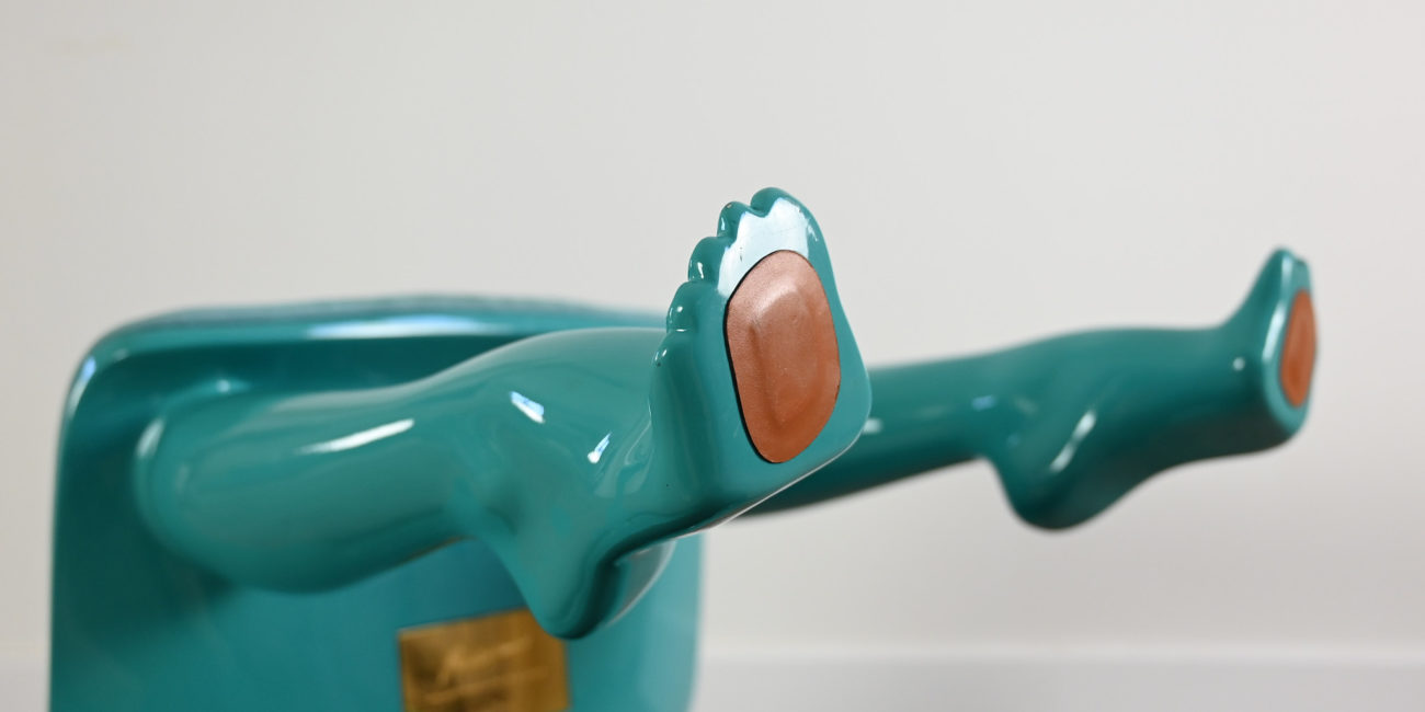 Pharrell Williams Perspective chair Domeau & Pérès blue lagoon