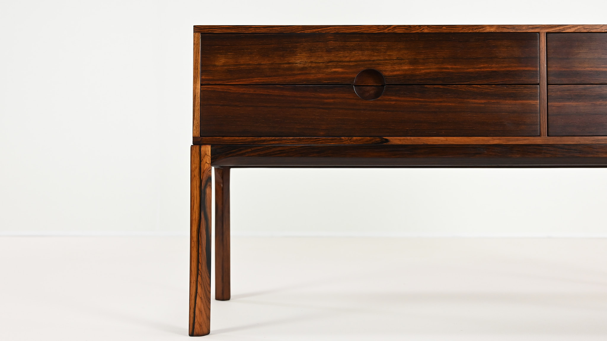 Kai Kristiansen, Sideboard Model 394 for Aksel Kjersgaard A fine example of Danish modernism, the 394 sideboard combines all the hallmarks of Scandinavian design: functionality, sobriety, solidity and respect for materials.