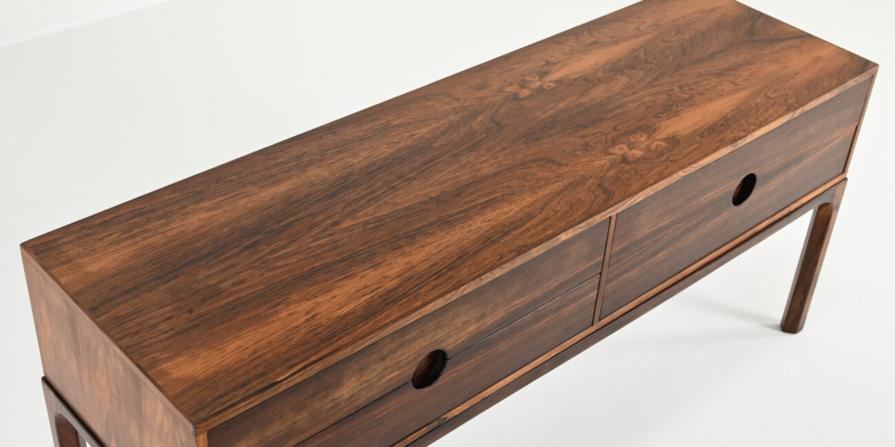 Kai Kristiansen, Sideboard Model 394 for Aksel Kjersgaard A fine example of Danish modernism, the 394 sideboard combines all the hallmarks of Scandinavian design: functionality, sobriety, solidity and respect for materials.