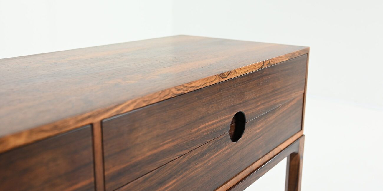 Kai Kristiansen, Sideboard Model 394 for Aksel Kjersgaard A fine example of Danish modernism, the 394 sideboard combines all the hallmarks of Scandinavian design: functionality, sobriety, solidity and respect for materials.