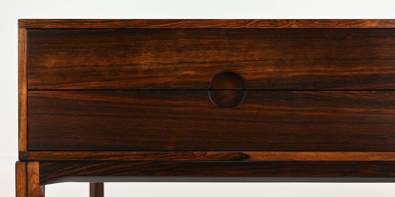 Kai Kristiansen, Sideboard Model 394 for Aksel Kjersgaard A fine example of Danish modernism, the 394 sideboard combines all the hallmarks of Scandinavian design: functionality, sobriety, solidity and respect for materials.