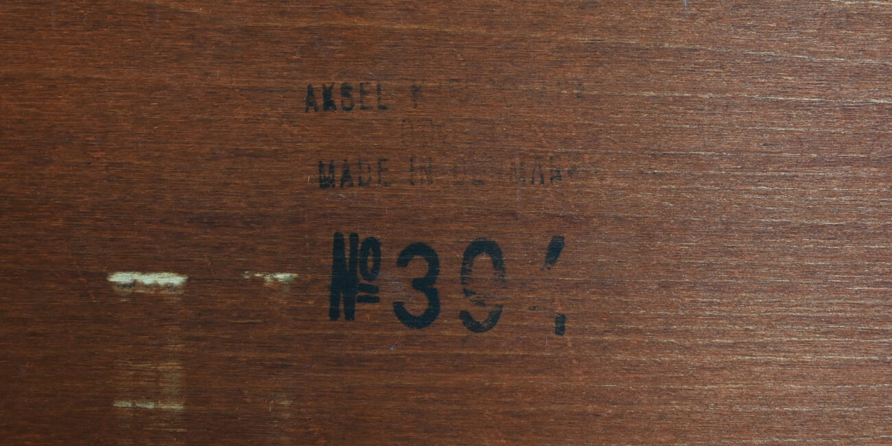 Kai Kristiansen, Sideboard Model 394 for Aksel Kjersgaard A fine example of Danish modernism, the 394 sideboard combines all the hallmarks of Scandinavian design: functionality, sobriety, solidity and respect for materials.