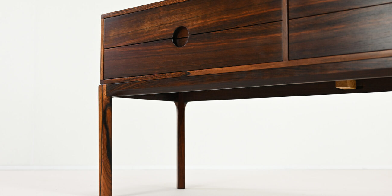 Kai Kristiansen, Sideboard Model 394 for Aksel Kjersgaard A fine example of Danish modernism, the 394 sideboard combines all the hallmarks of Scandinavian design: functionality, sobriety, solidity and respect for materials.