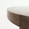 charles dudouyt brutalist primitive brutaliste round side end table ronde rope cane 1940 modernist vintage oak chêne