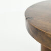 charles dudouyt brutalist primitive brutaliste round side end table ronde rope cane 1940 modernist vintage oak chêne