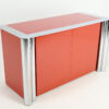 Antonello Mosca Sergio Mazza cinova 1008 sideboard credenza cabinet vintage lacquer coral italian design italy