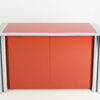 Antonello Mosca Sergio Mazza cinova 1008 sideboard credenza cabinet vintage lacquer coral italian design italy