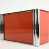 Antonello Mosca Sergio Mazza cinova 1008 sideboard credenza cabinet vintage lacquer coral italian design italy