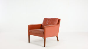 Kurt Ostervig model 55 centrum Mobler vintage armchair design danish denmark scandinavian club leather